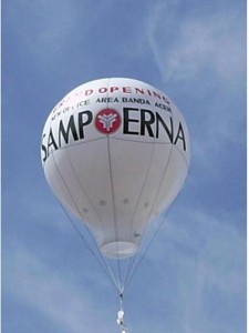 contoh balon udara bentuk bulat dalam event perusahaan