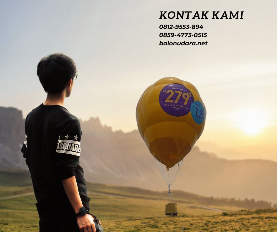 Jasa Pembuatan dan Sewa Balon Udara Statis untuk Event dan Promosi di Jabodetabek